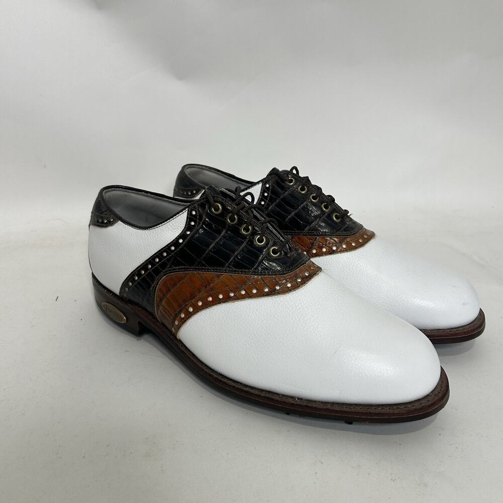 Footjoy Classics Dry Premiere Golf Shoes “White Chestnut”